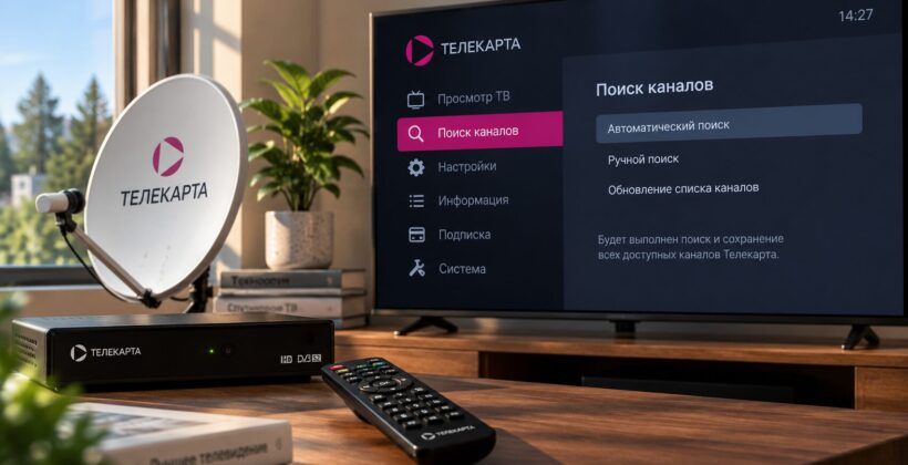 Телекарта — как самостоятельно обновить каналы